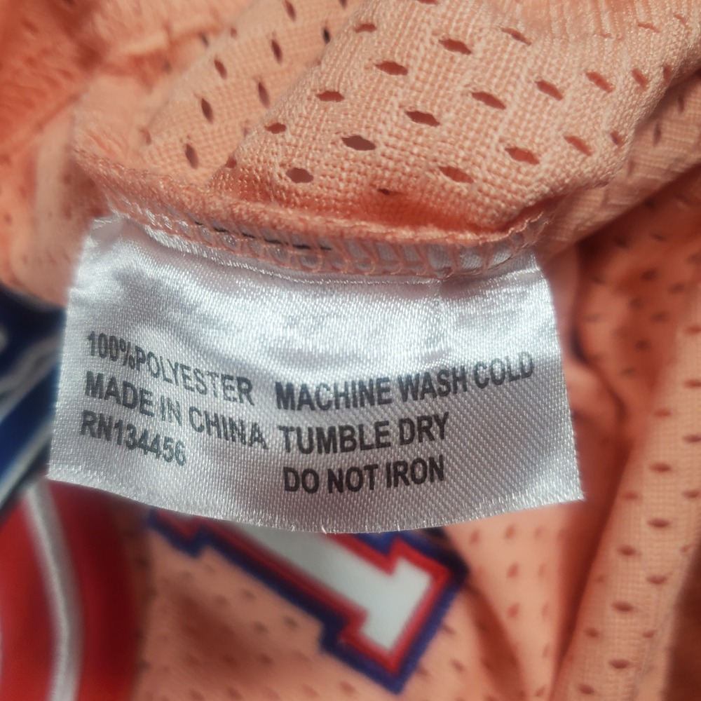 Space Jam Lola Headgear Classics RARE Peach Crop Jersey 2XL #10 Tune Squad EUC - Picture 10 of 13